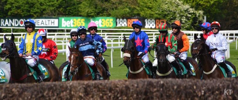 Jockeys are the start of a race